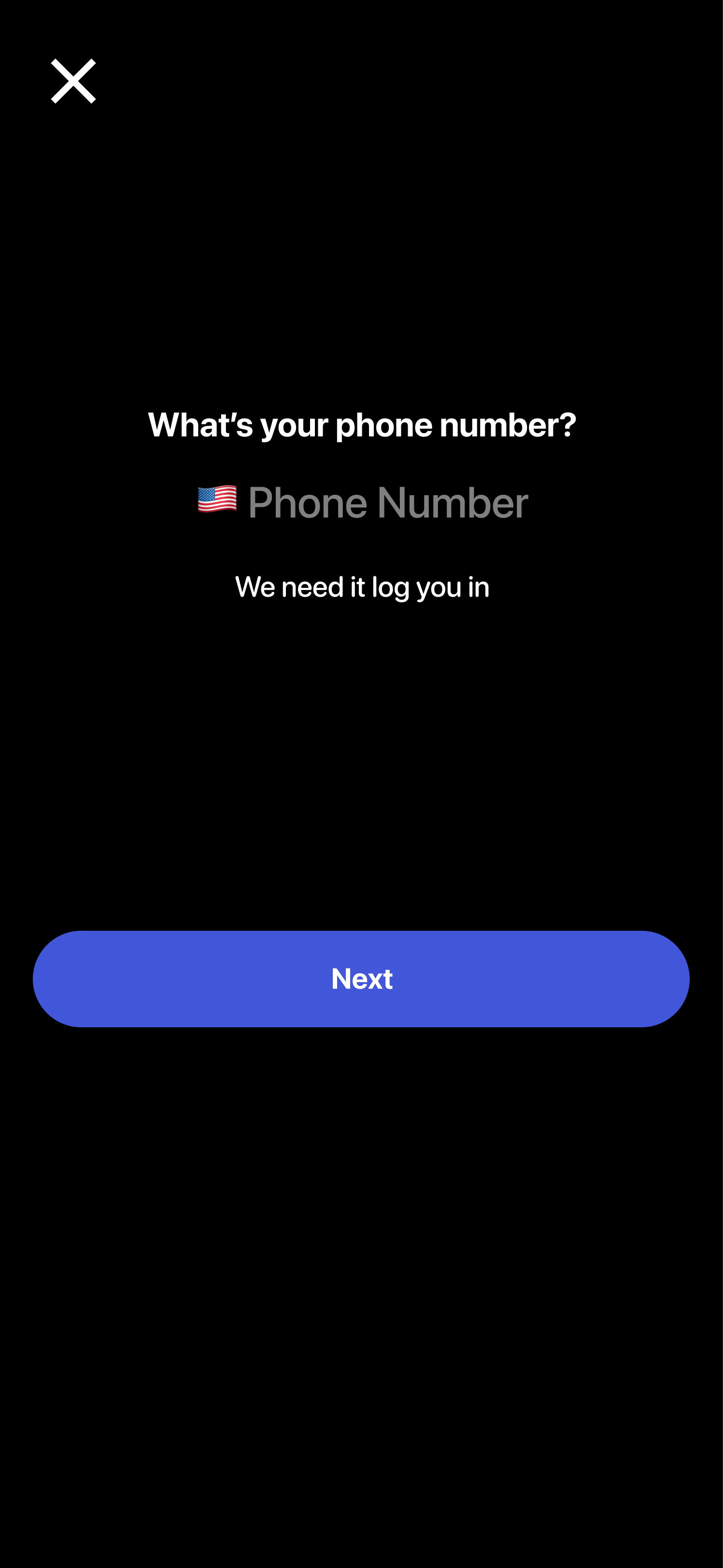 Phone Number Auth